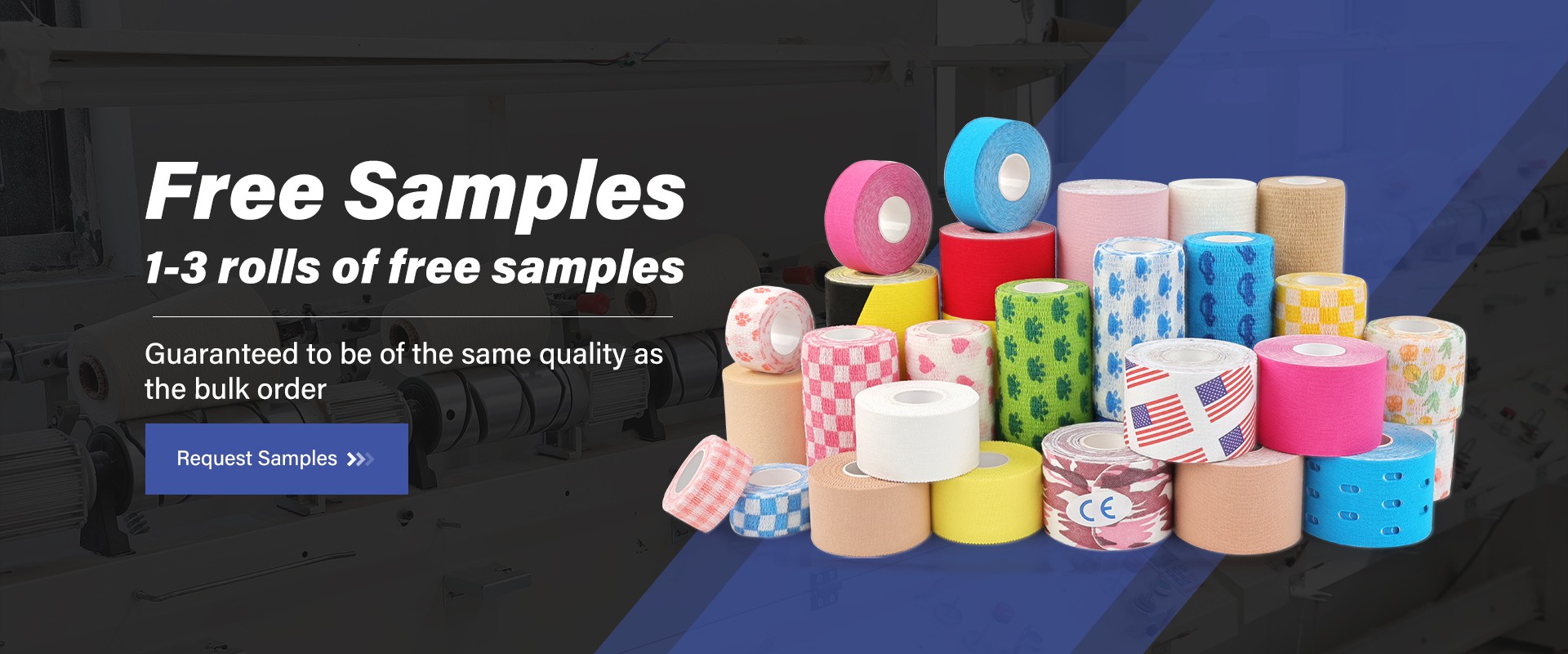 WeMade offers 1 to 3 free rolls of samples for testing.